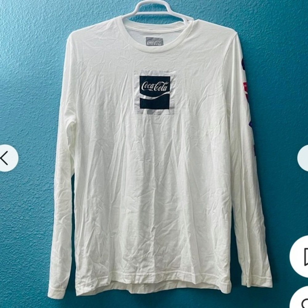 Vintage Ultra Rare Coca Cola Starlight Space 2022 Tee Top T-shirt White …